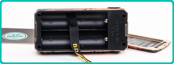 Logement des accus de la Box Rayden 220 Volcano Pahoehoe Rare Edition BD Vape